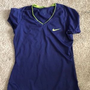 Purple Nike shirt